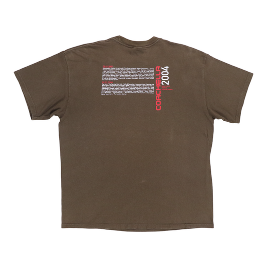 2004 Coachella Festival Concert Shirt Back