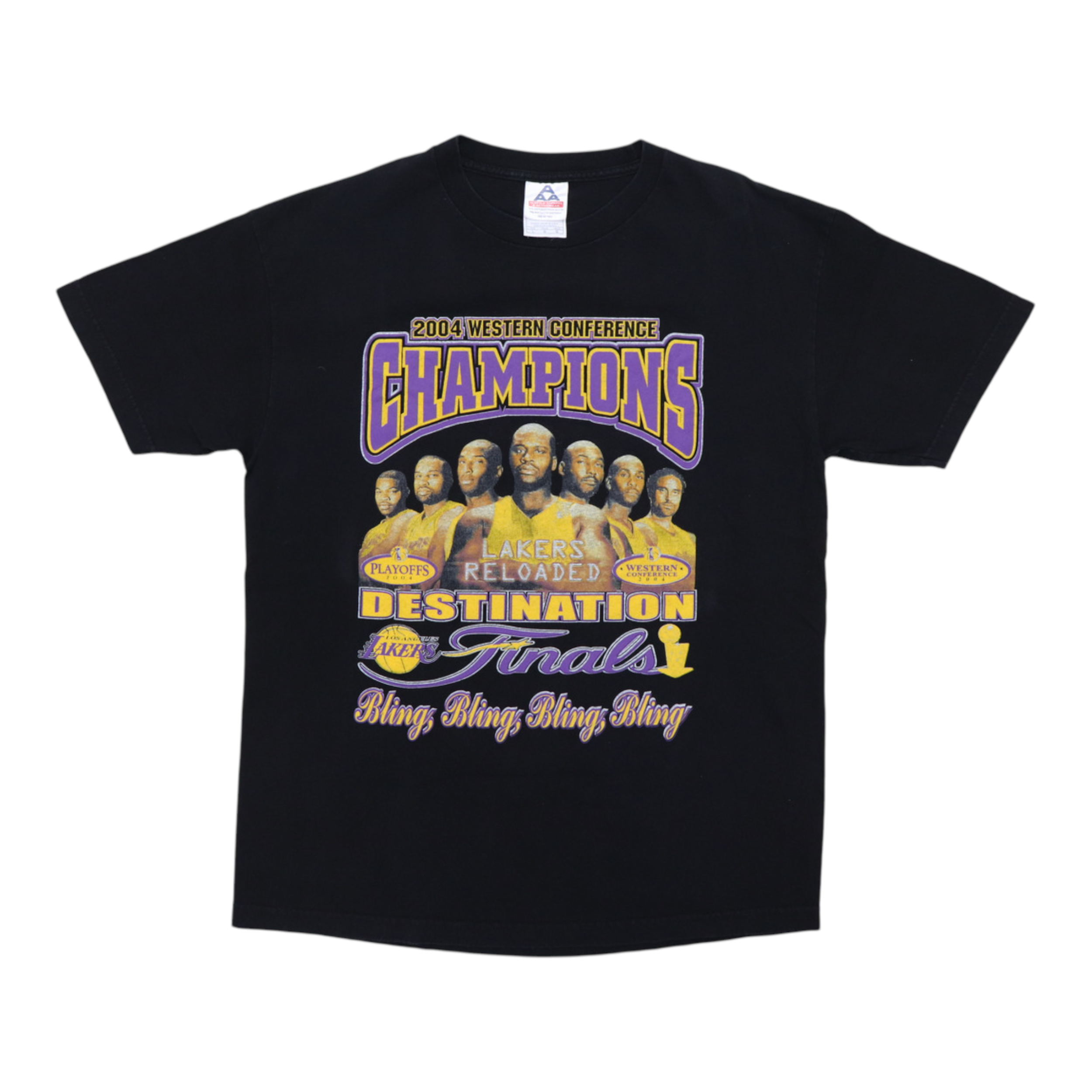 2004 Los Angeles Lakers .4 Seconds Shirt | Authentic Vintage Tee