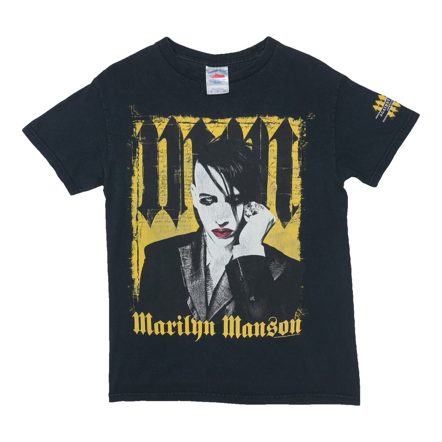 2004 Marilyn Manson Against America Shirt