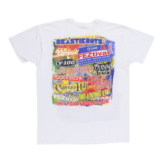 2004 Y100 Feztival Concert Shirt Back