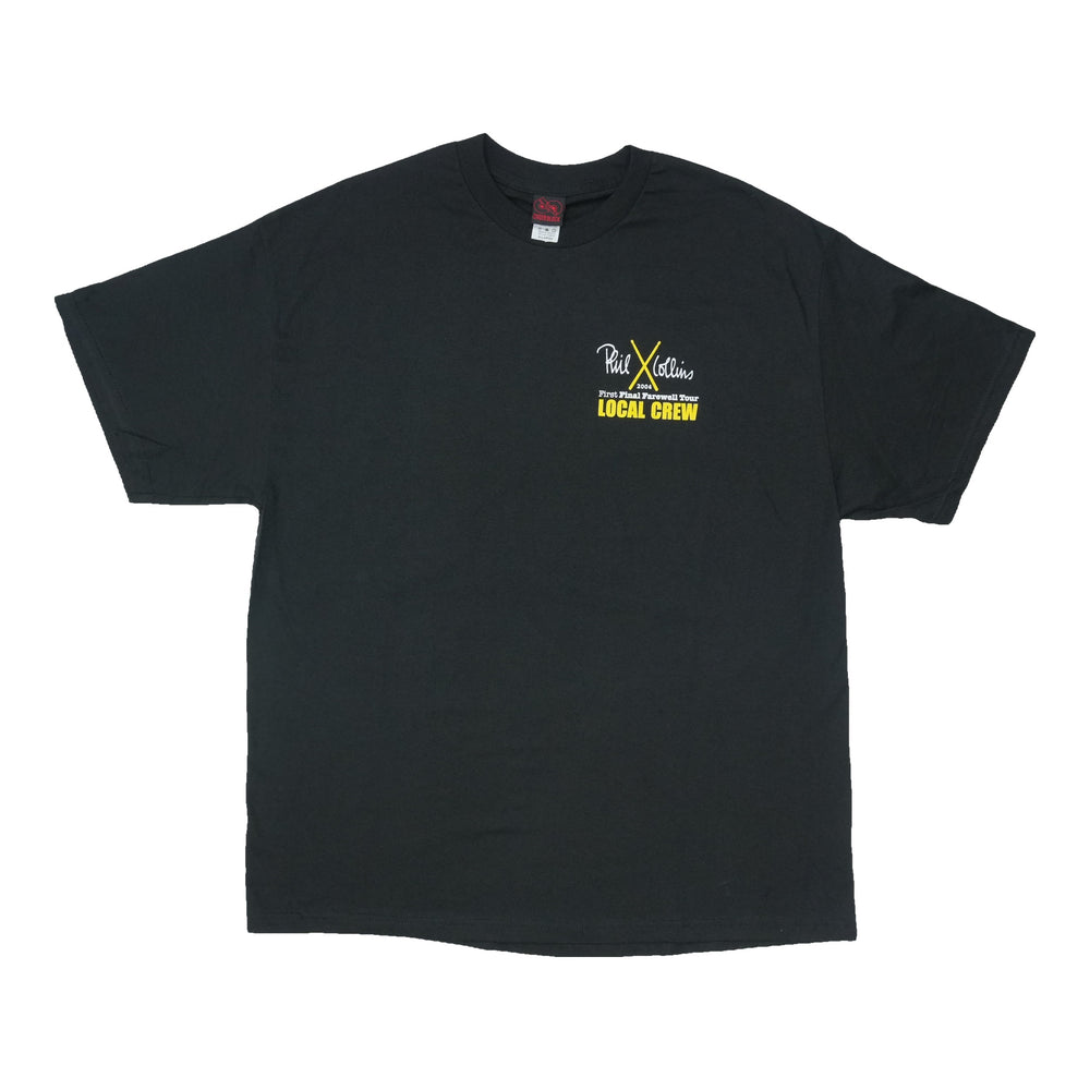 2004 Phil Collins First Final Farewell Tour Local Crew Shirt