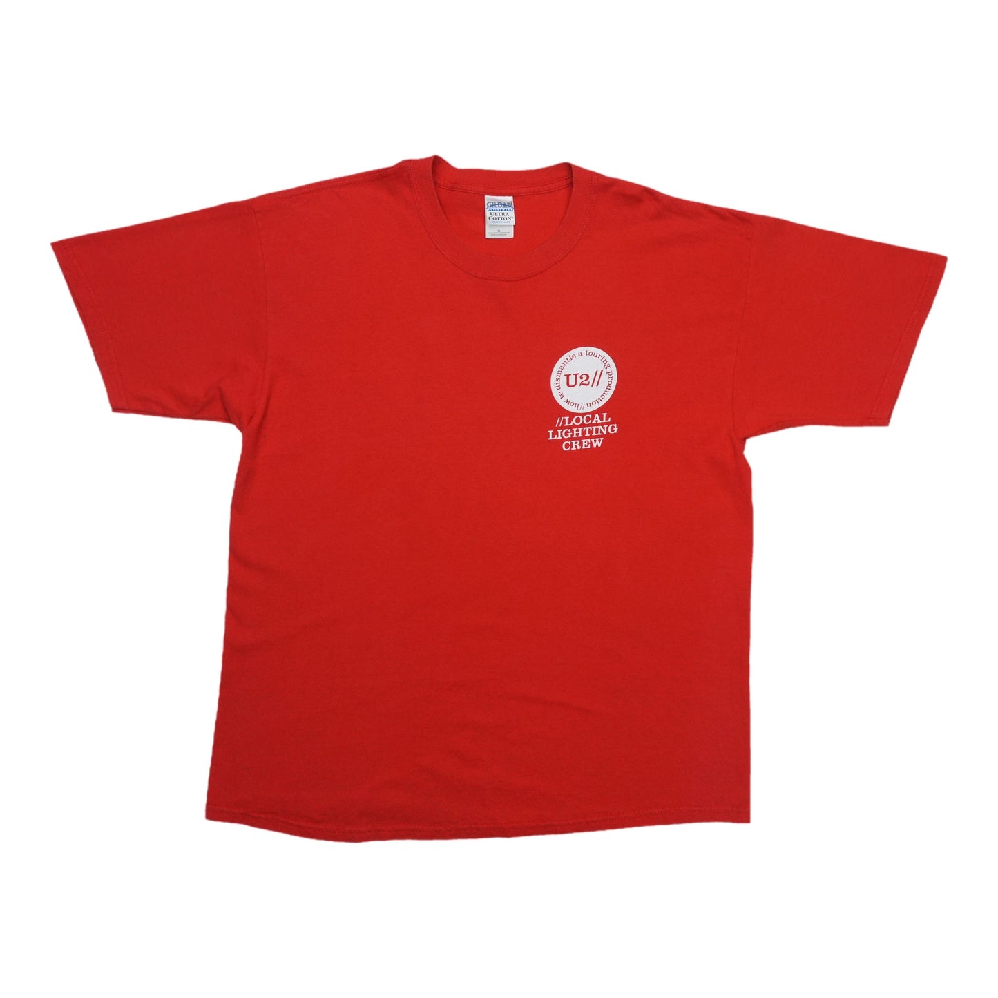 2004 U2 Local Lighting Crew Shirt Front