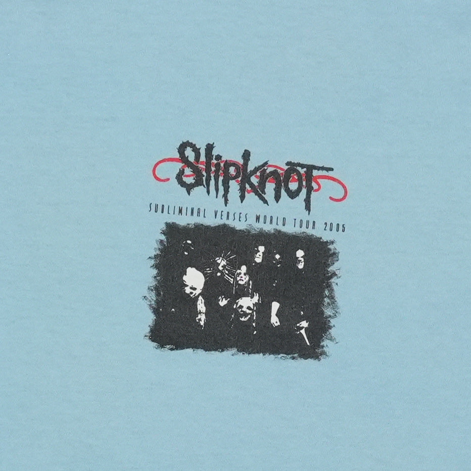 2005 Slipknot World Tour Crew Shirt Detail 1