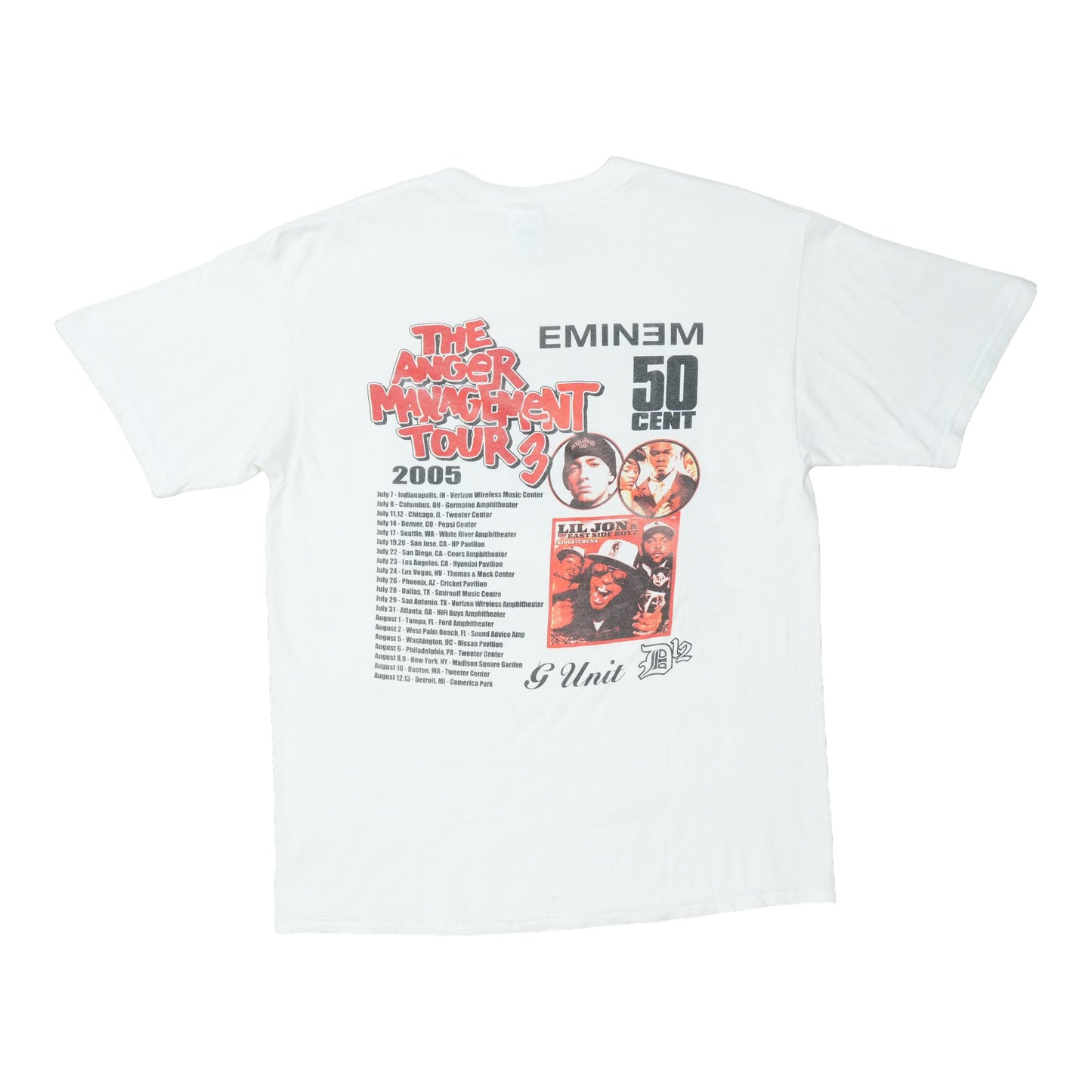 2005 Eminem Anger Management Tour 3 Shirt