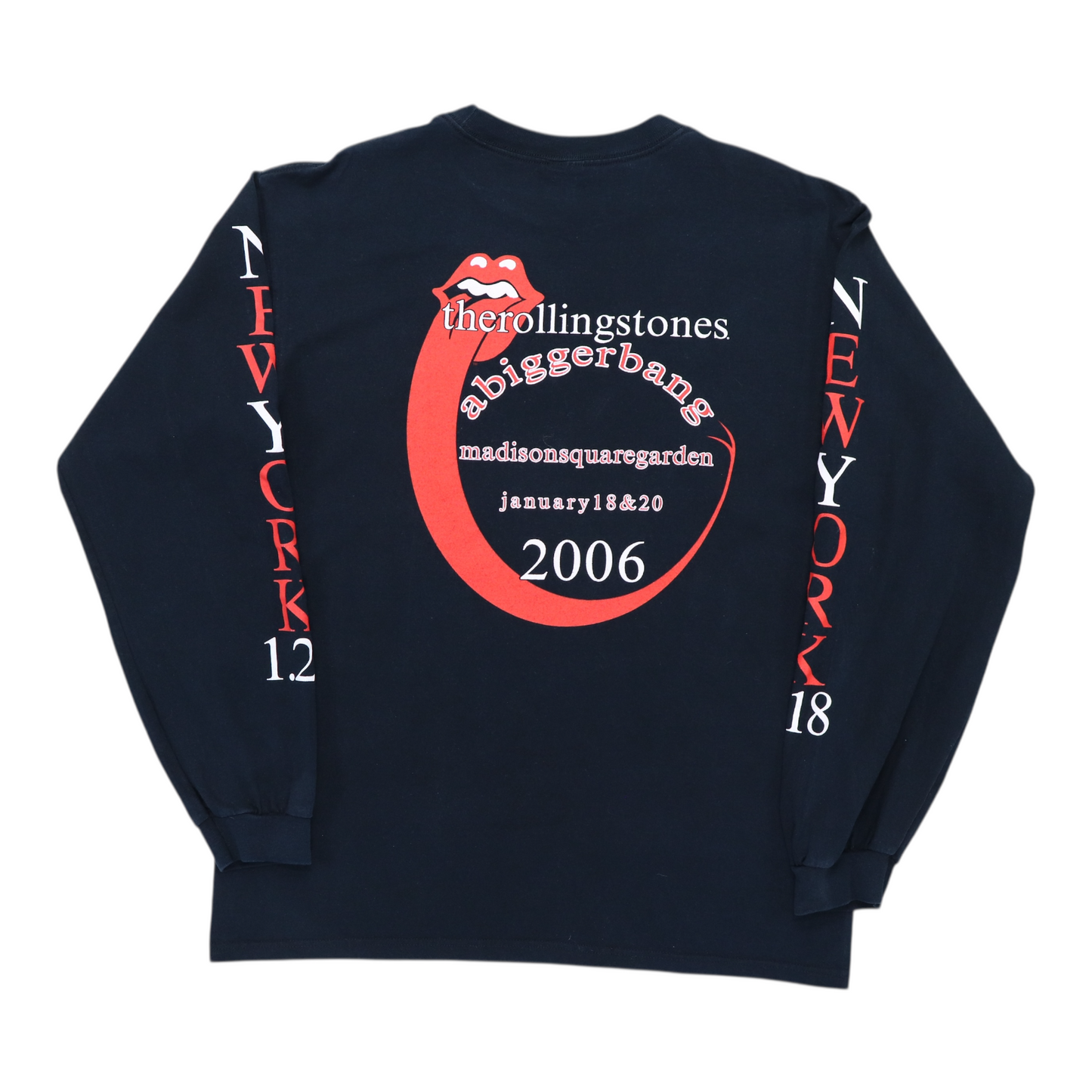 2006 Rolling Stones Bigger Bang Tour Long Sleeve Shirt