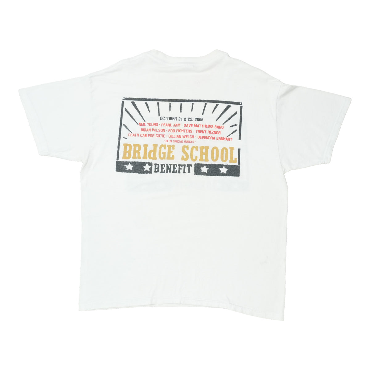 2006 Bridge School Benefit Shirt