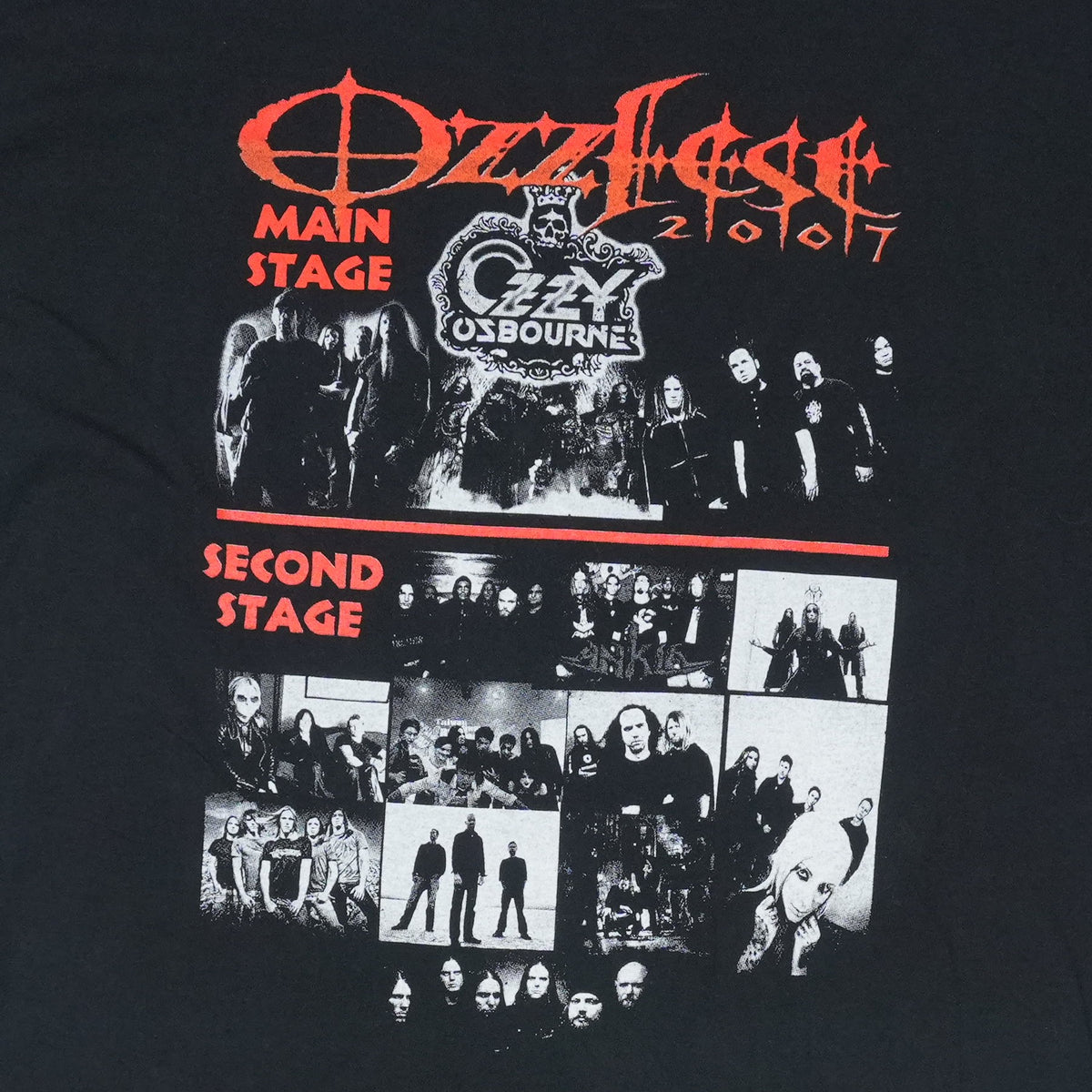 2007 Ozzfest Ozzy Osbourne Shirt