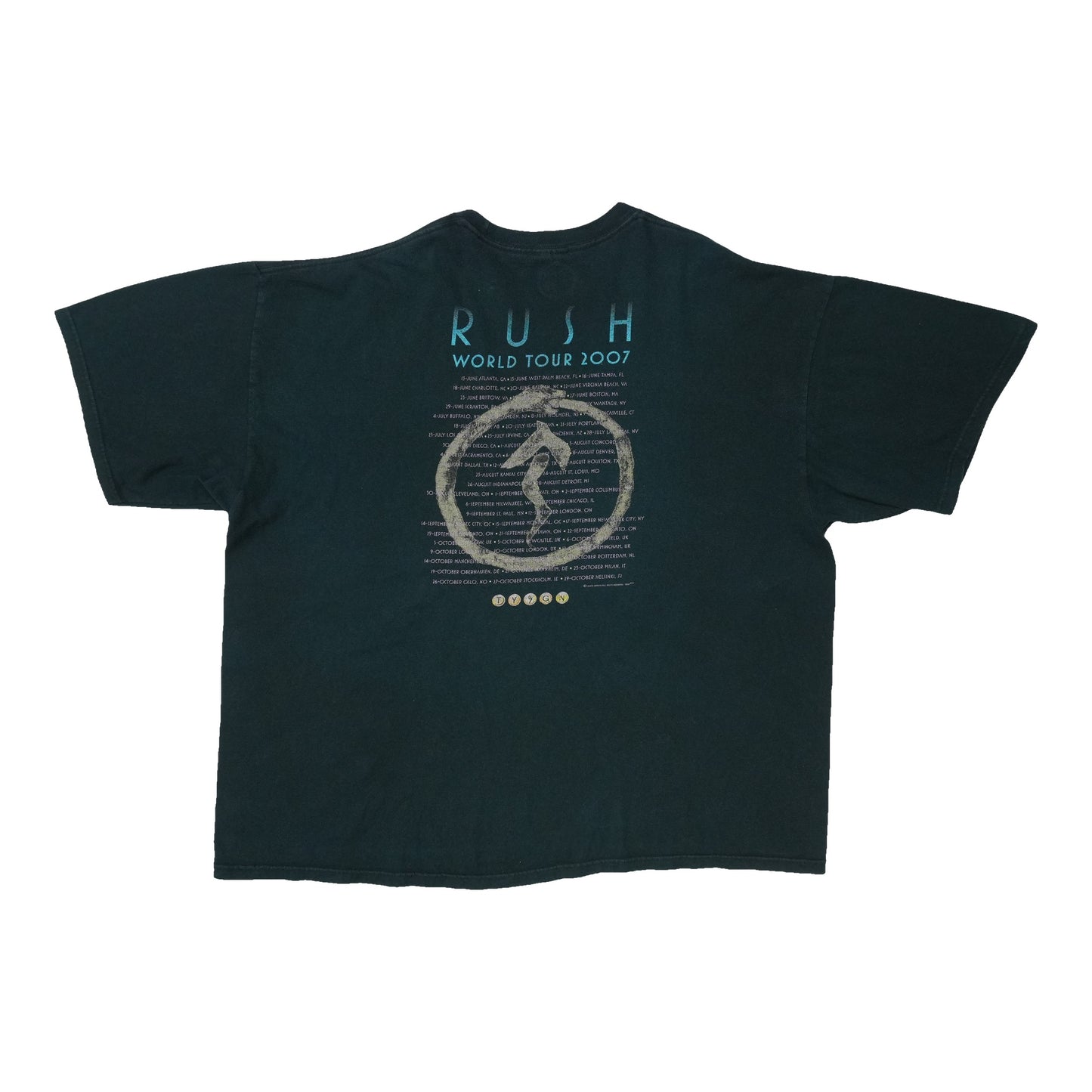 2007 Rush Snakes And Arrows Tour Shirt