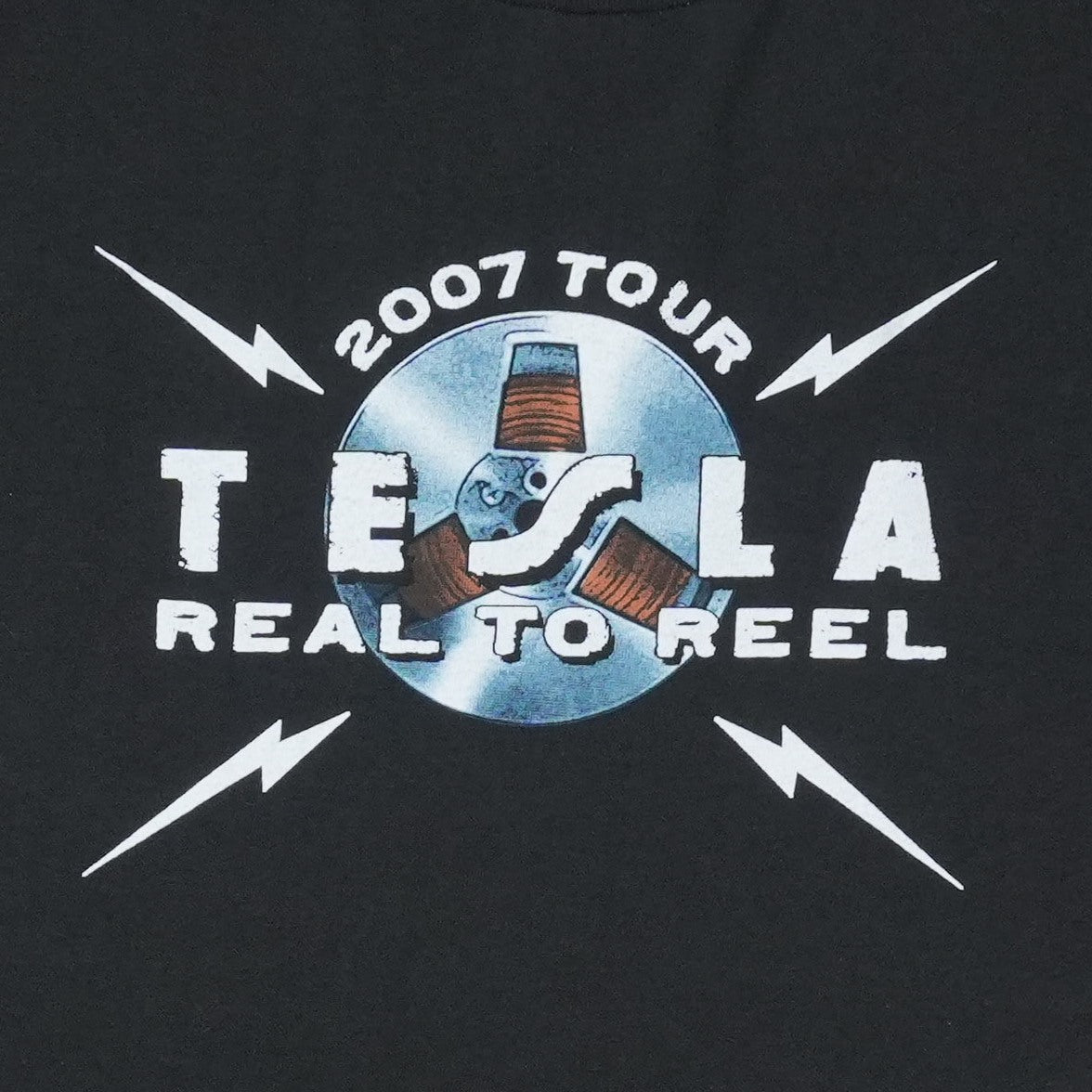 2007 Tesla Real To Reel Tour Shirt