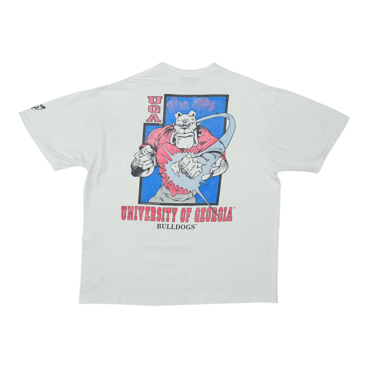 1994 University Of Georgia Bulldogs Menace Shirt Back