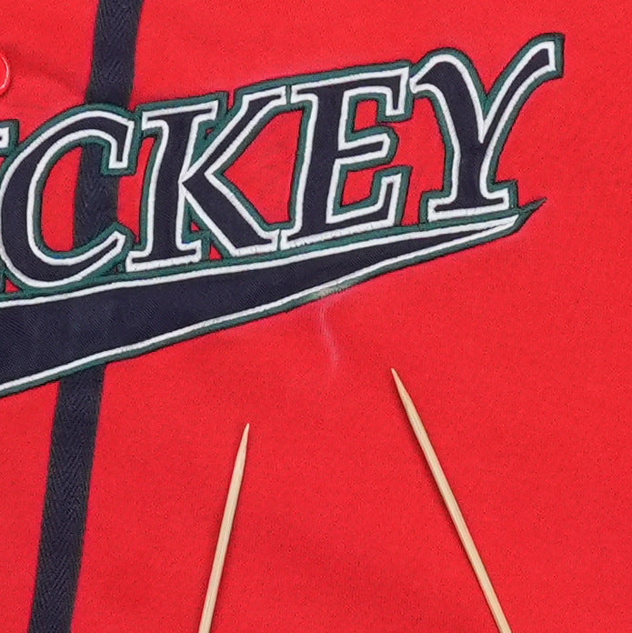1990s Mickey Mouse Disney Baseball Jersey Detail 3