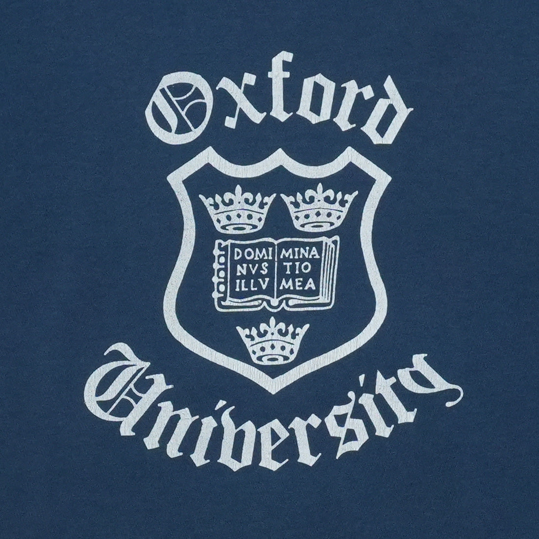 1980s Oxford University Shirt Front Graphic