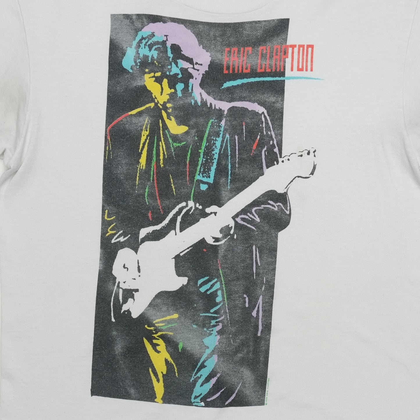 1990 Eric Clapton Shirt Front Graphic
