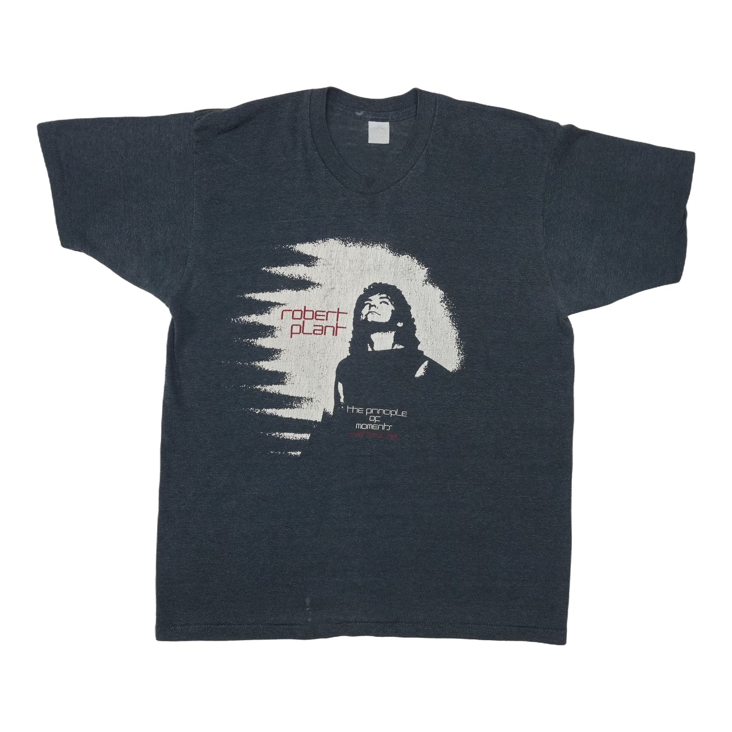 1983 Robert Plant The Principle of Moments Tour Shirt Front