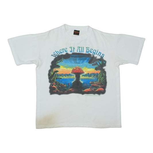 1994 Allman Brothers Band Where It All Begins Tour Shirt Front