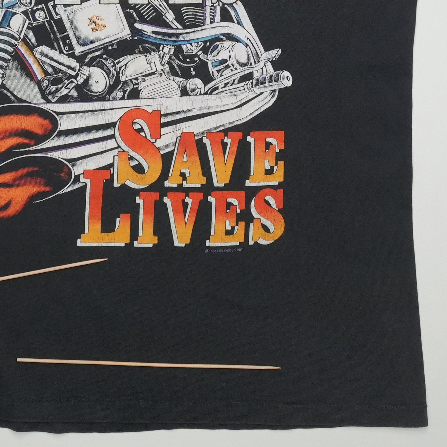 1994 Harley Davidson Loud Pipes Save Lives Shirt