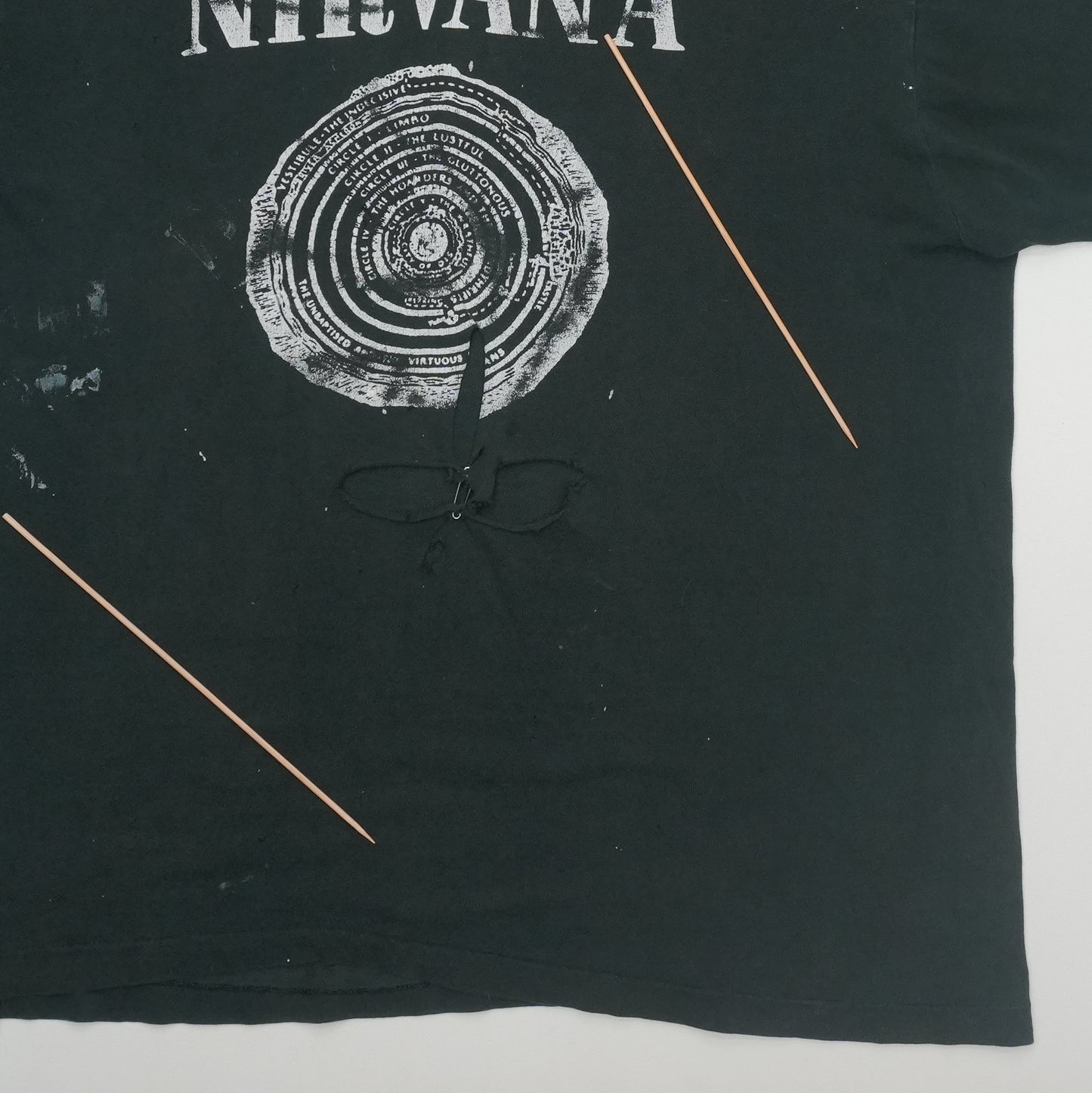 1990s Nirvana Vestibule Sub Pop Shirt Detail 4