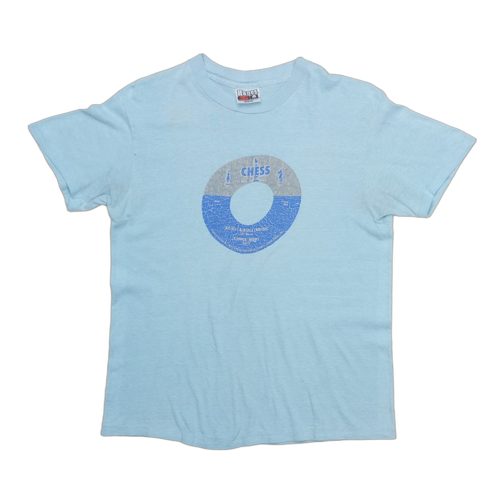 1980s Chuck Berry Rock & Roll Music Chess Records Shirt Front