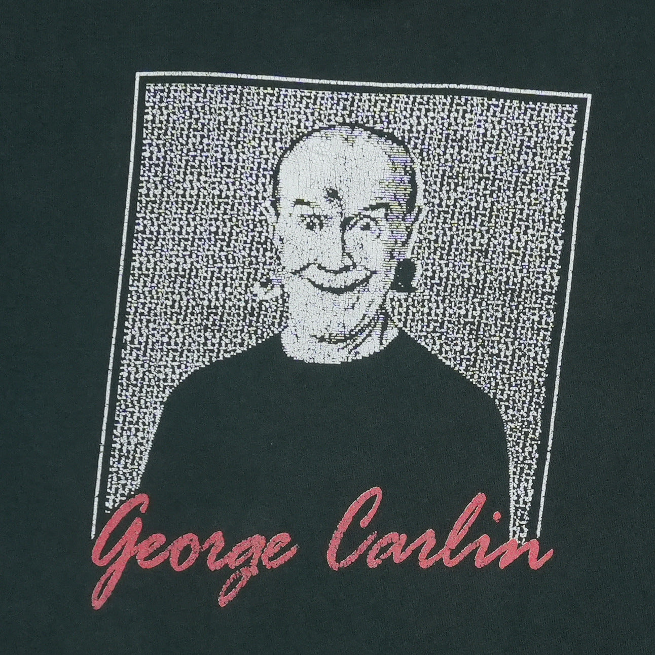 2000s George Carlin Shirt Front Graphic