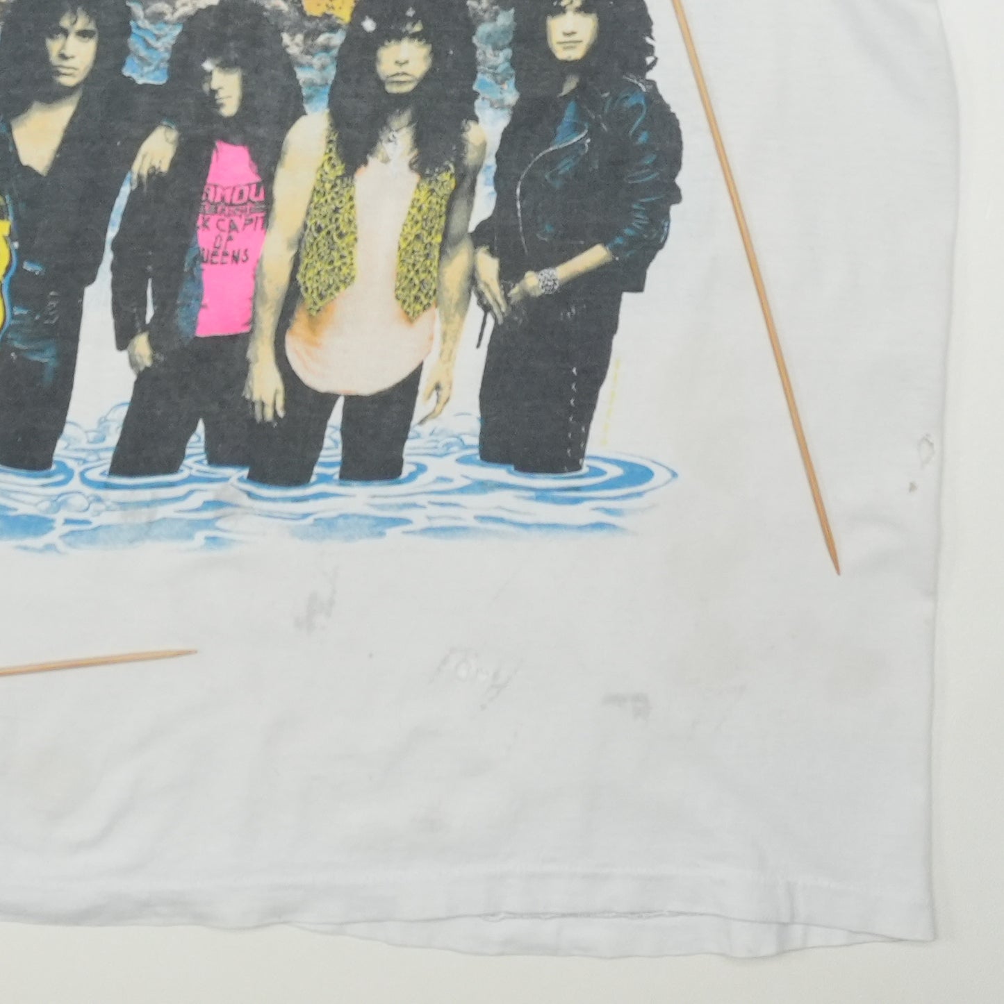 1990 KISS Hot In The Shade Tour Shirt Detail 5