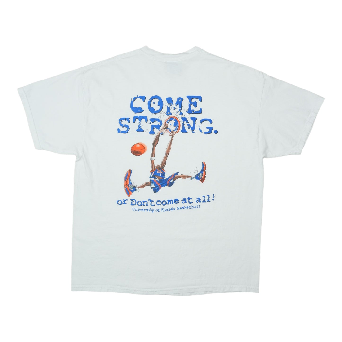 2000s Florida Gators Come Strong Basketball Shirt Back