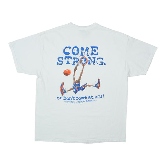 2000s Florida Gators Come Strong Basketball Shirt Back