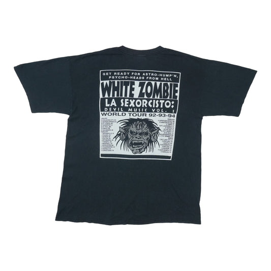 1994 White Zombie La Sexorcisto World Tour Shirt Back