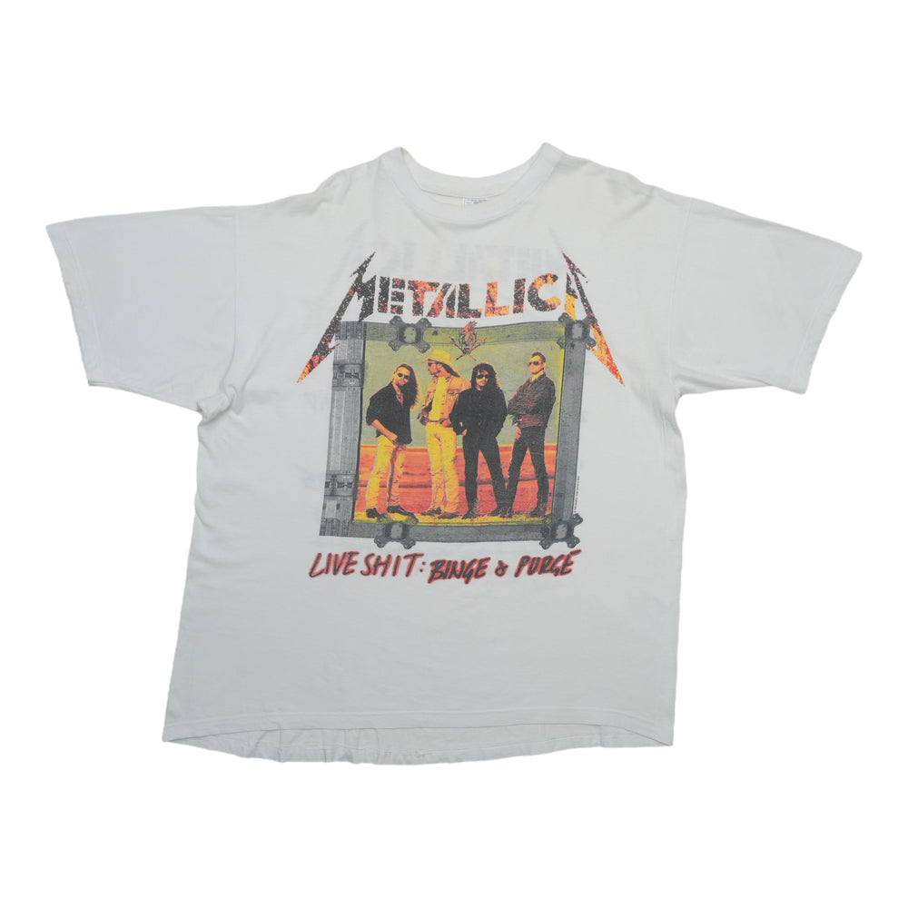 1994 Metallica Live Shit Binge and Purge Shirt Front