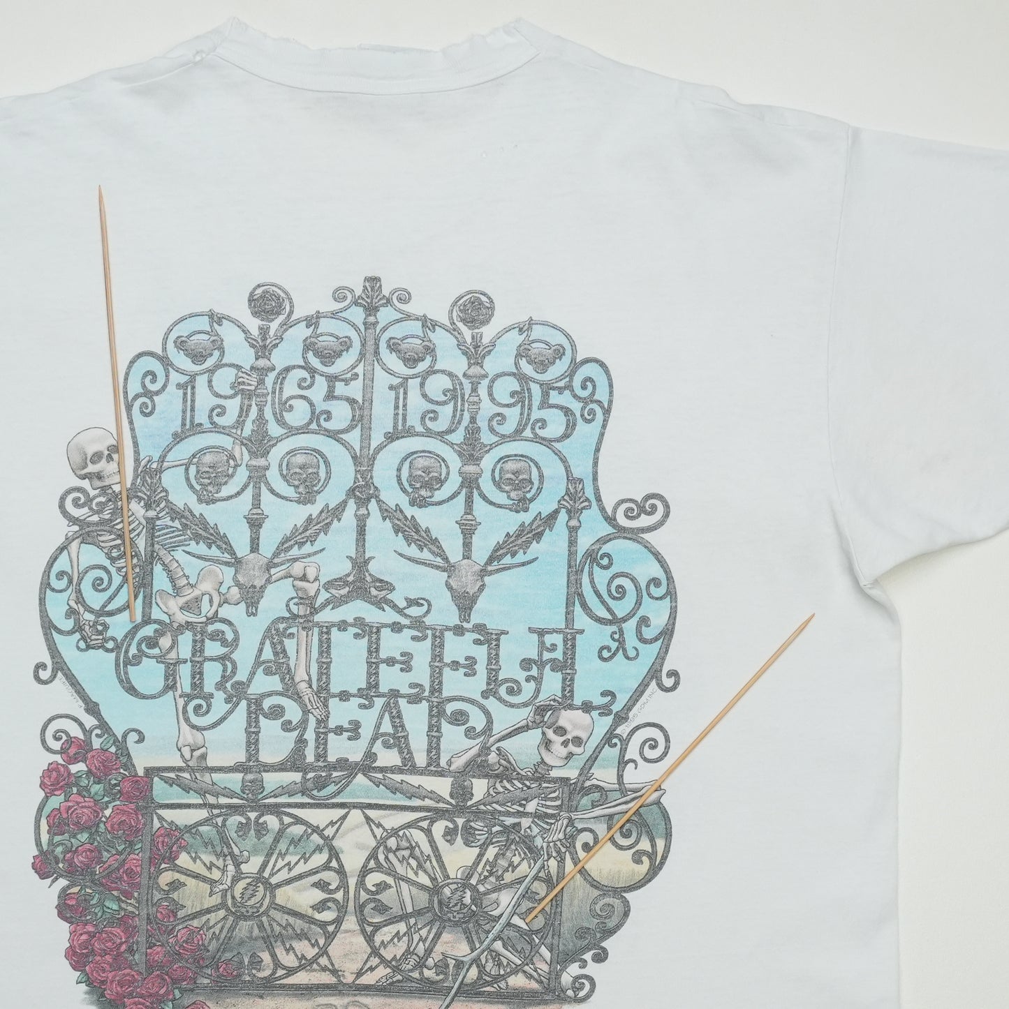 1995 Grateful Dead 30th Anniversary Shirt Back Detail 2