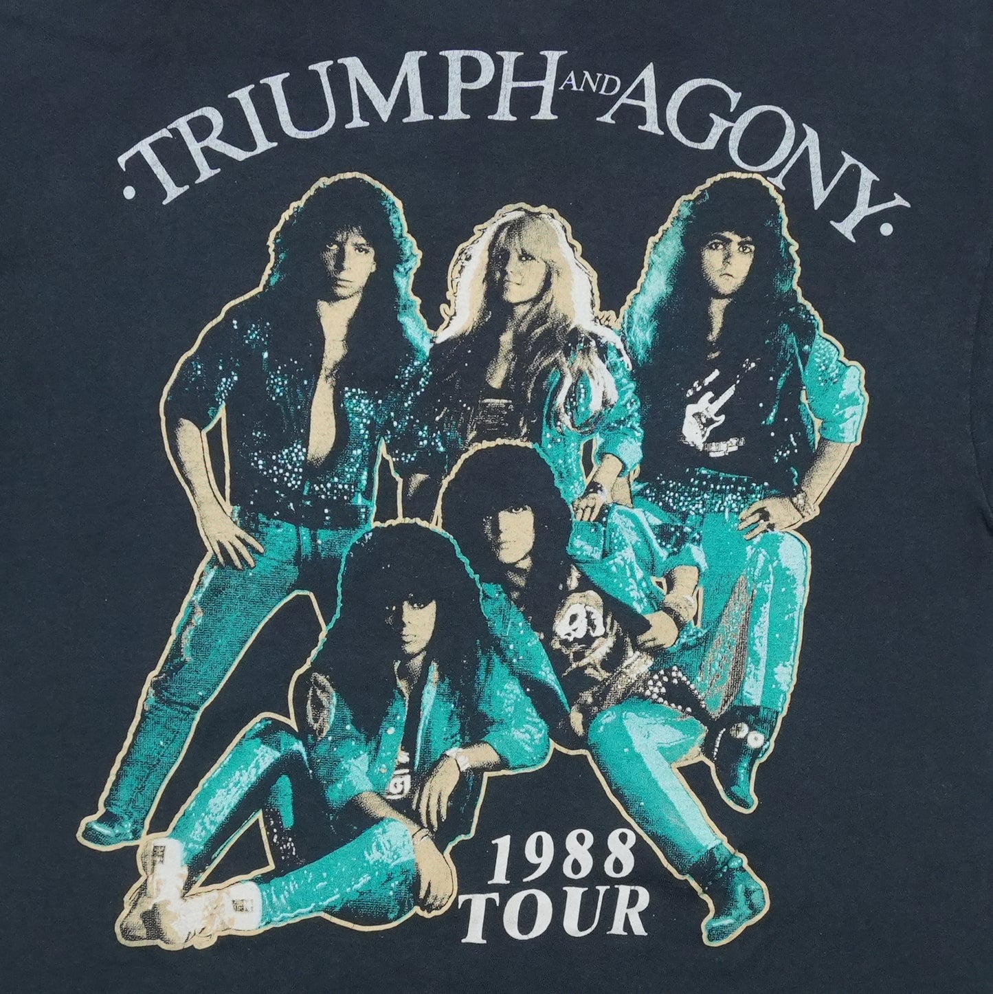 1988 Warlock Tour Shirt Back Graphic