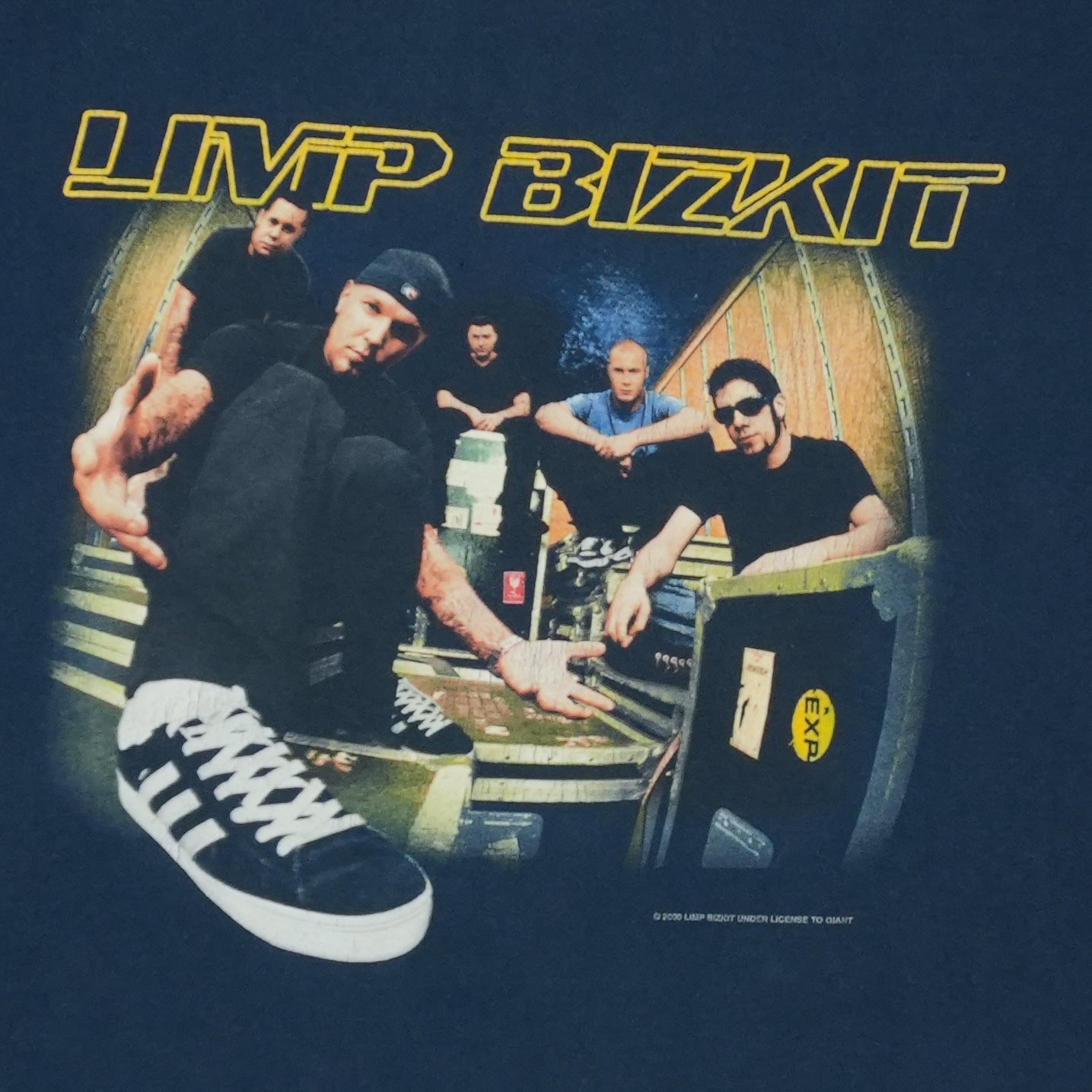 2000 Limp Bizkit Band Photo Shirt Detail 2