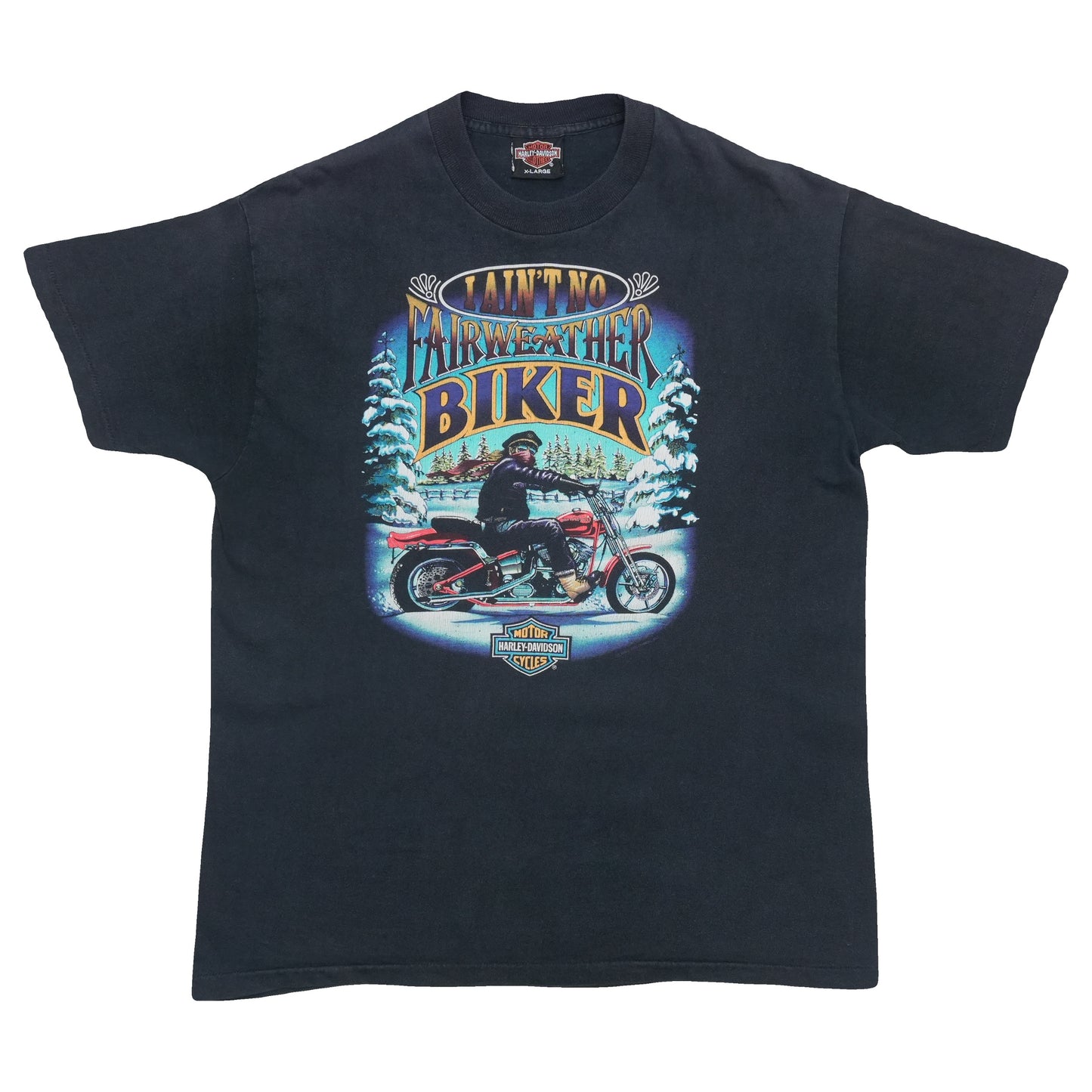 1990 Harley Davidson Fairweather Biker Shirt