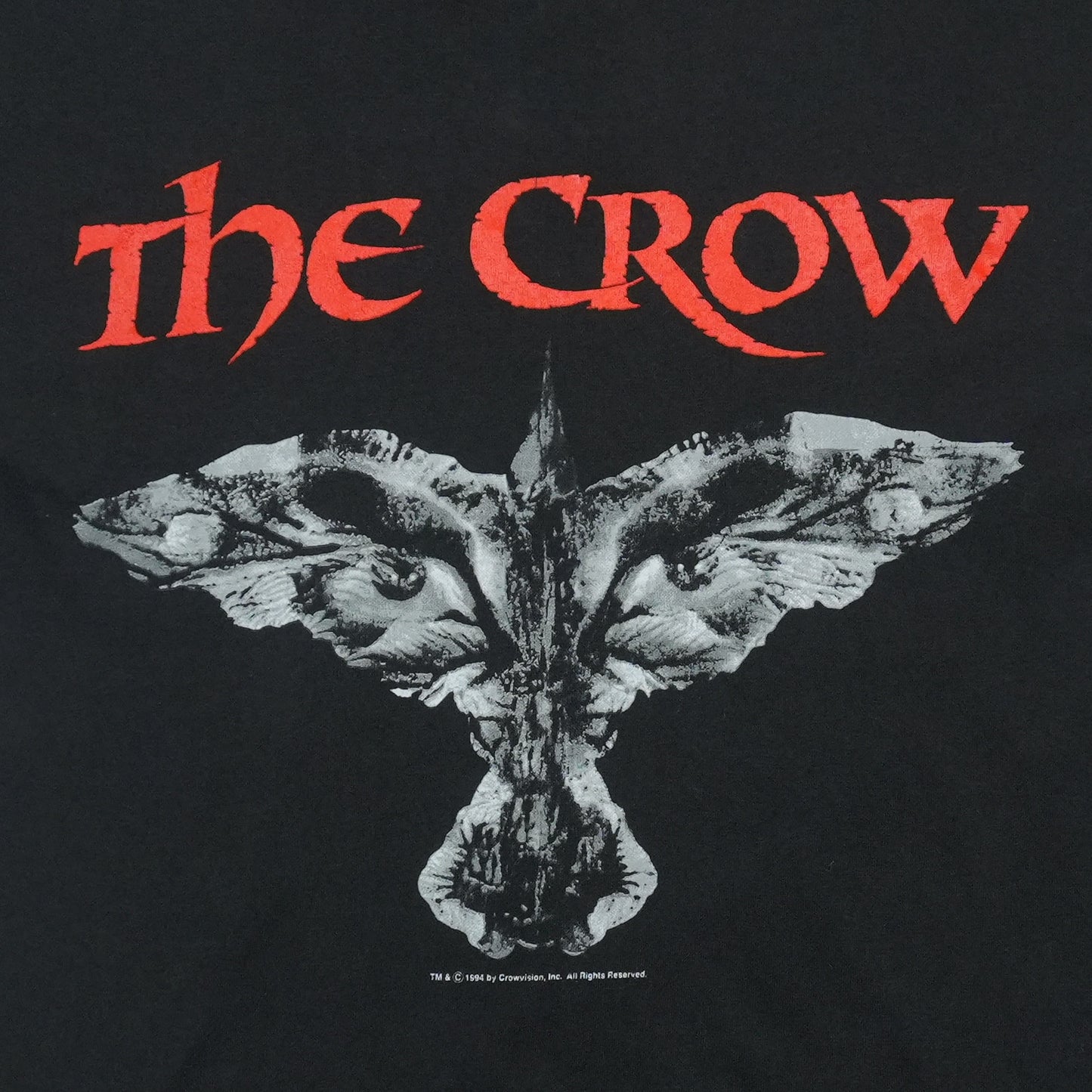 1994 The Crow Movie Shirt Tag