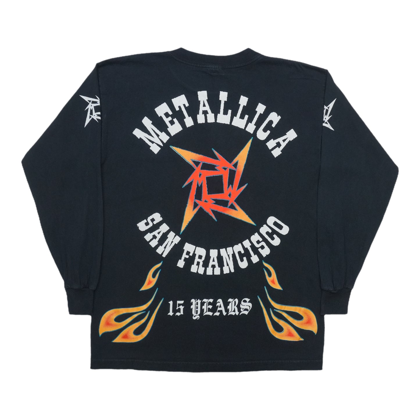 1990s Metallica 15 Years San Francisco Long Sleeve Shirt Back