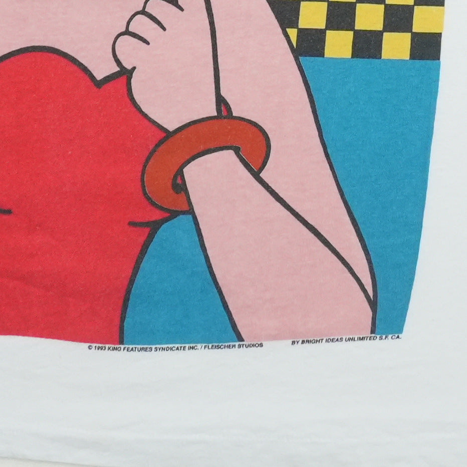1993 Betty Boop Big Face Shirt Detail 2