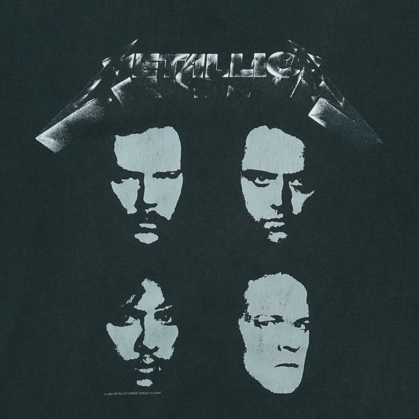 1994 Metallica Faces Shirt Front Graphic