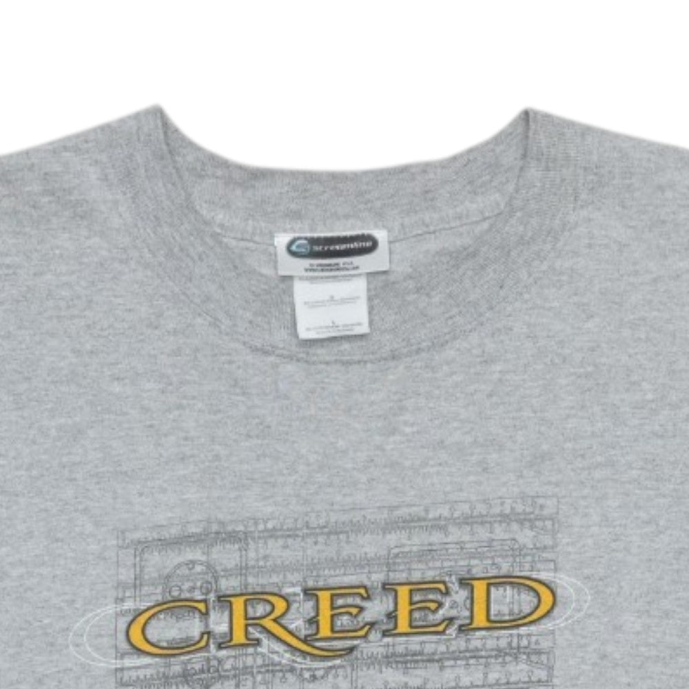 2003 Creed Weathered World Tour Long Sleeve Shirt Tag