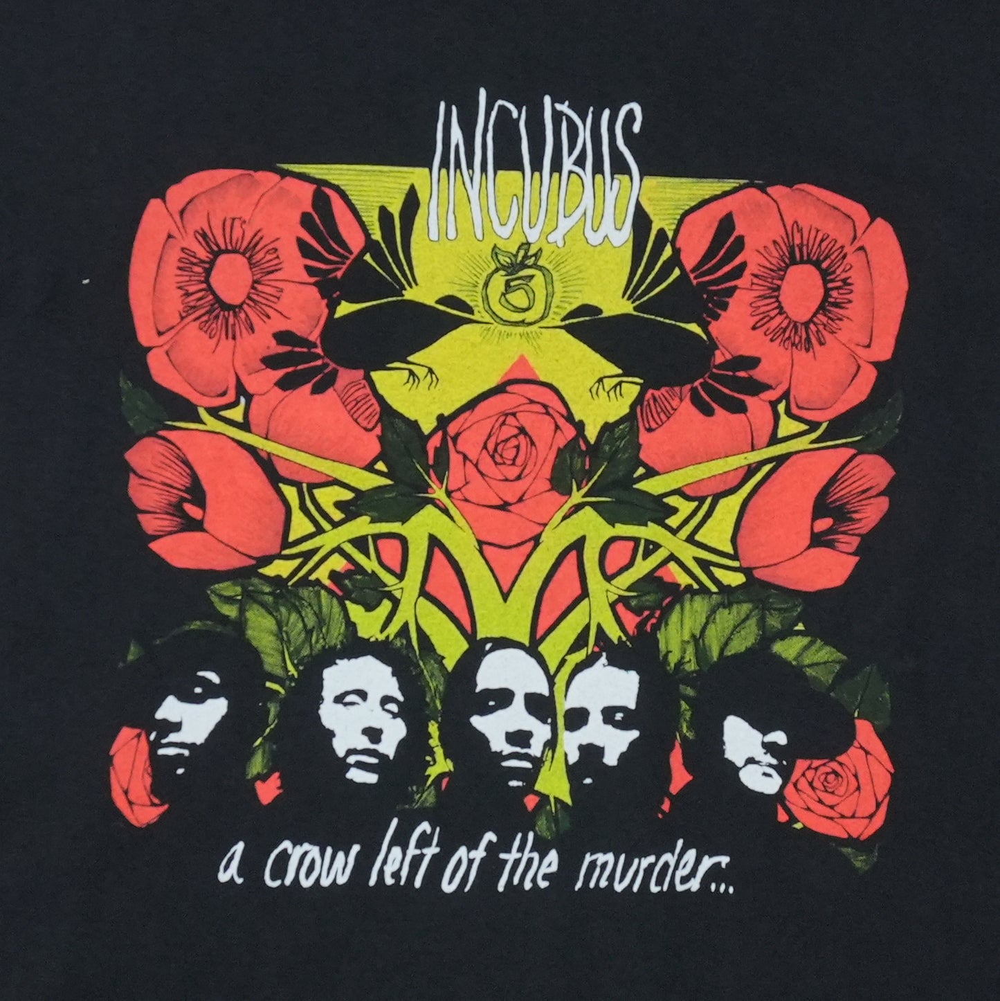 2004 Incubus A Crow Left Of The Murder Long Sleeve Shirt Detail 2
