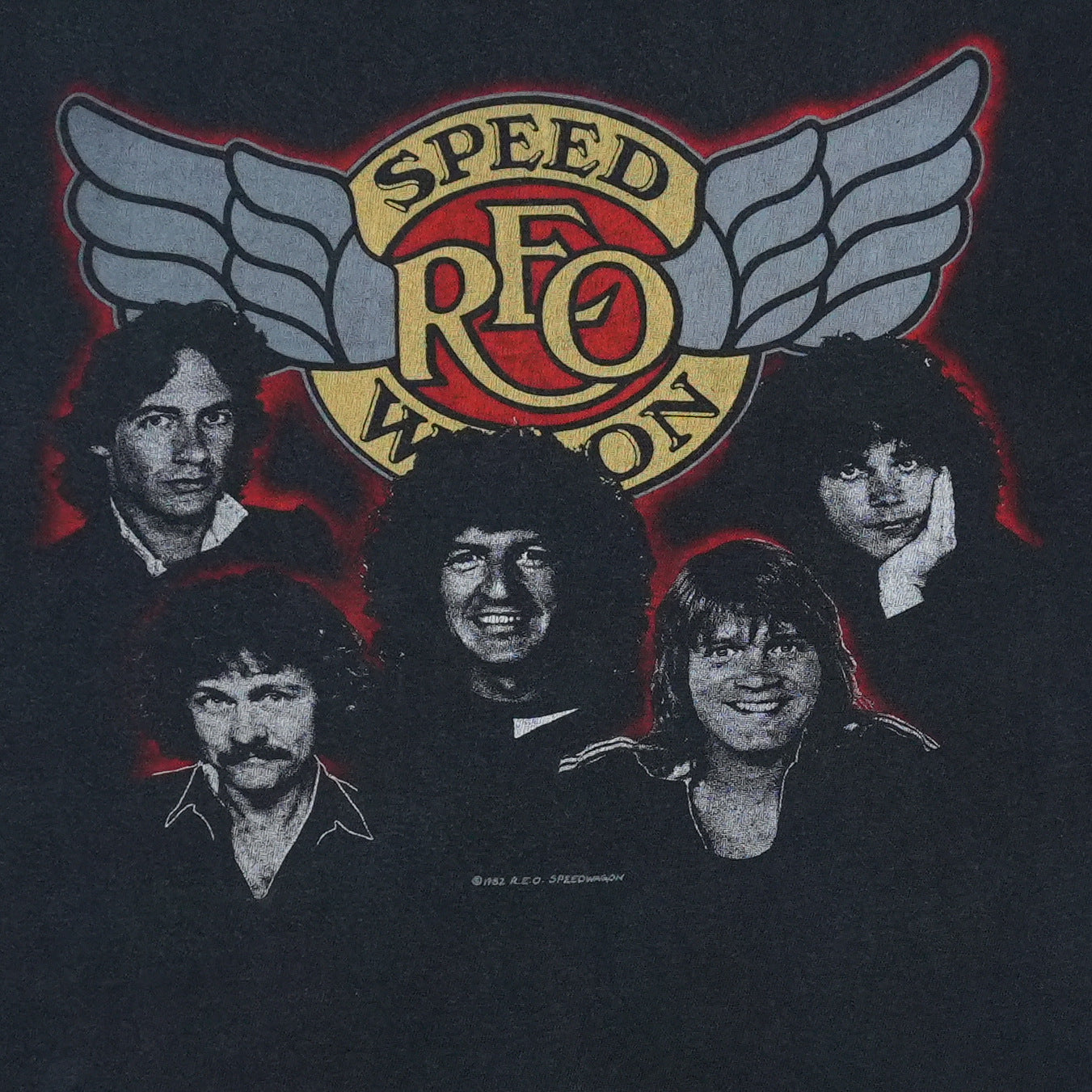 1983 REO Speedwagon Tour Shirt Detail 2