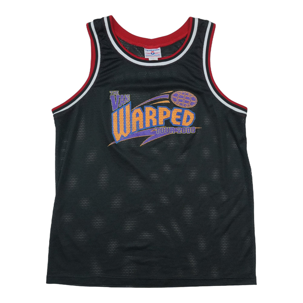 2000 Vans Warped Tour Basketball Jersey Tank Top Front