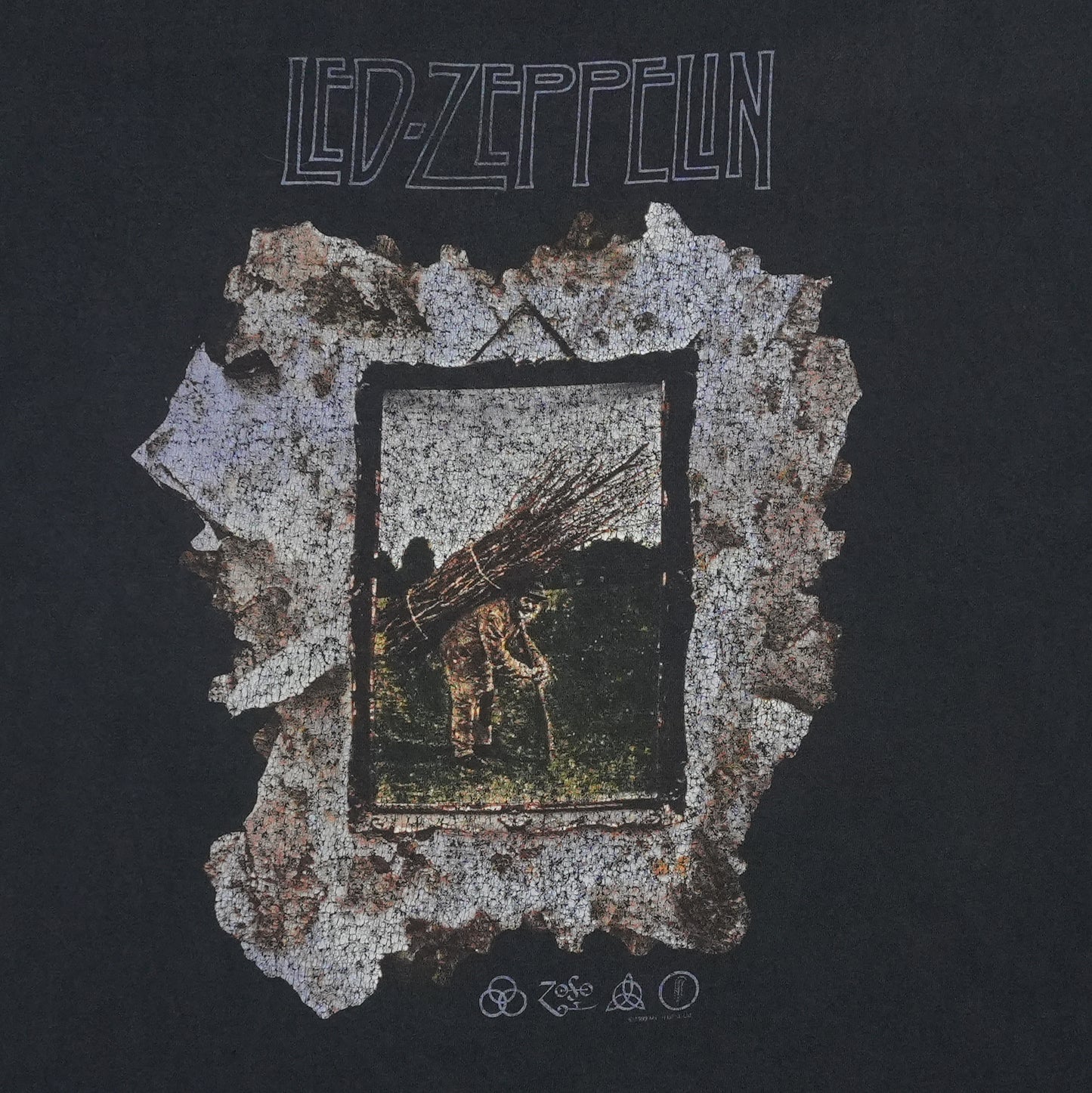 1999 Led Zeppelin Hermit Shirt Front Graphic