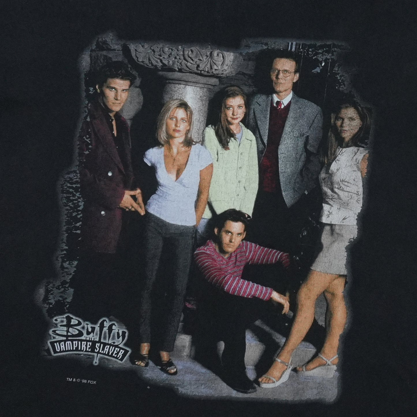 1998 Buffy The Vampire Slayer Shirt Front Detail 1