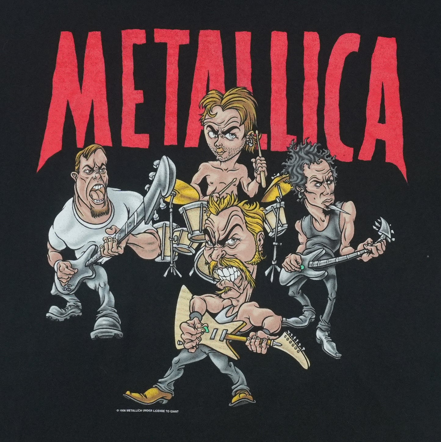 1996 Metallica Poor Touring Me Tour Shirt Detail 2