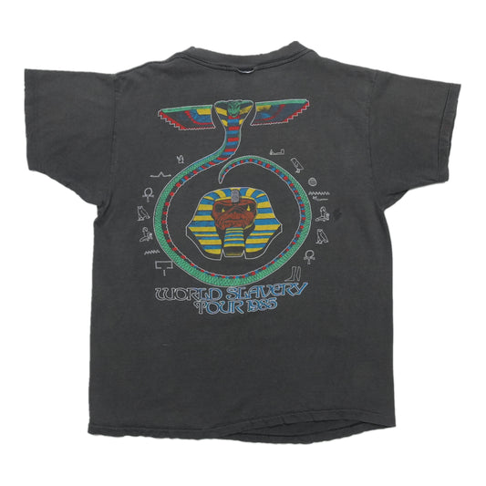1984 Iron Maiden World Slavery Tour Shirt Back