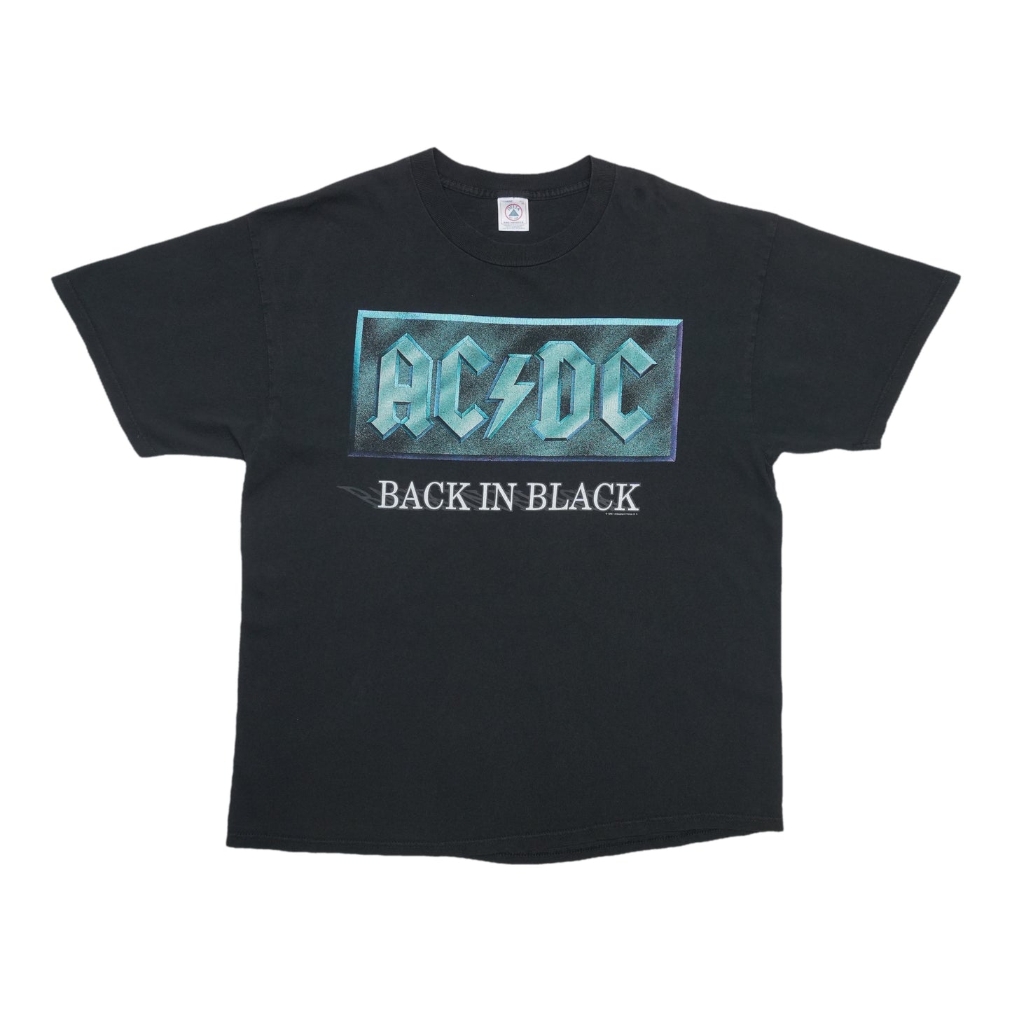 1996 AC/DC Back in Black Shirt Front