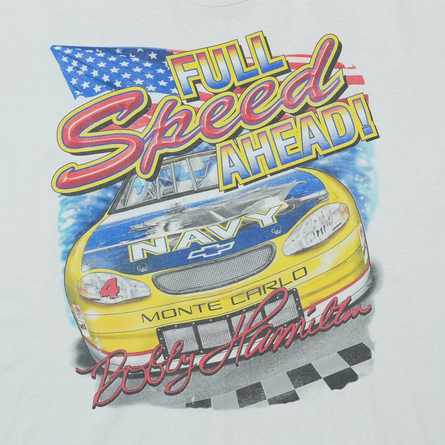 2000 Bobby Hamilton Nascar Shirt Detail 2