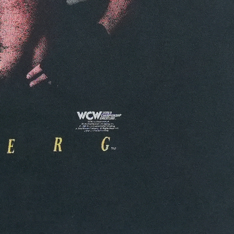 1998 Goldberg Who's Next WCW Long Sleeve Shirt Front Detail 1