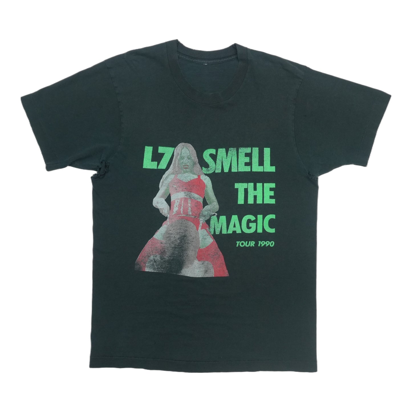1990 L7 Smell The Magic Tour Shirt Front