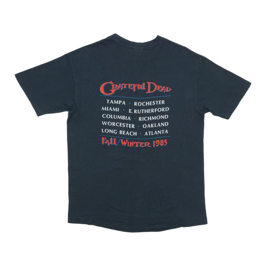 1985 Grateful Dead Fall Tour Shirt Back