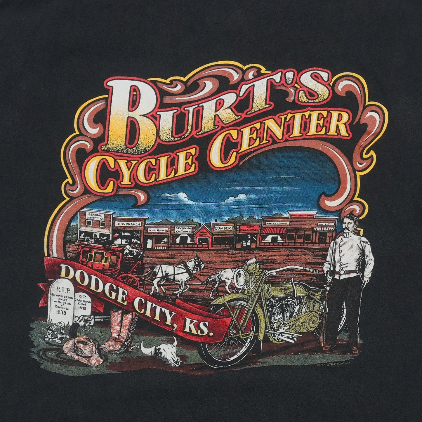 1990s Harley Davidson Live to Ride Eagle ShirtBack Graphic